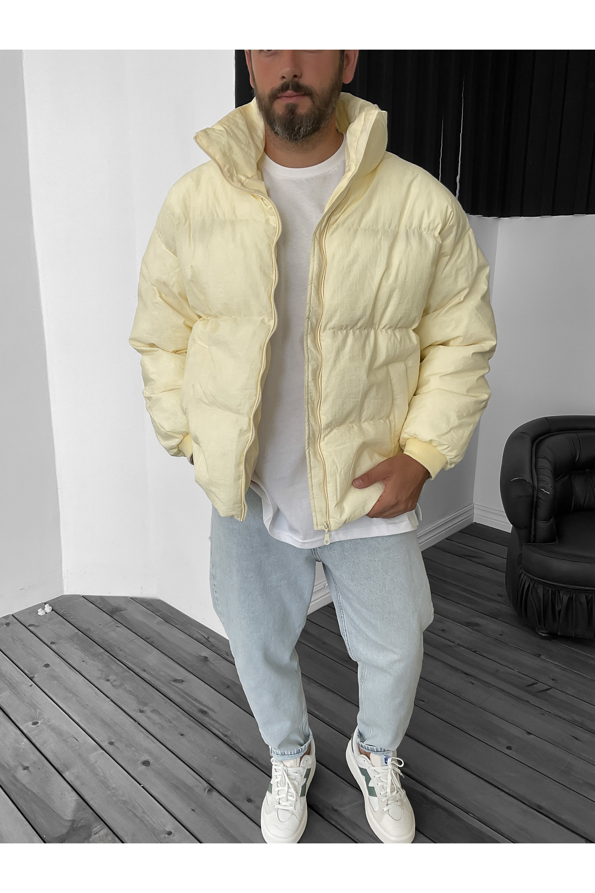 Muški Zimski Kaput Trendi Stil 03312